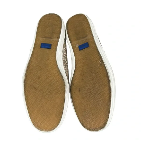 Keds x Kate Spade Glitter Ribbon Sneakers Rose gold Wedding Shoes 9 - Picture 10 of 11